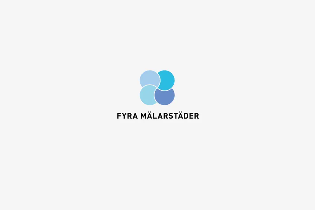 Logotypen för Fyra Mälarstäder, illustration.